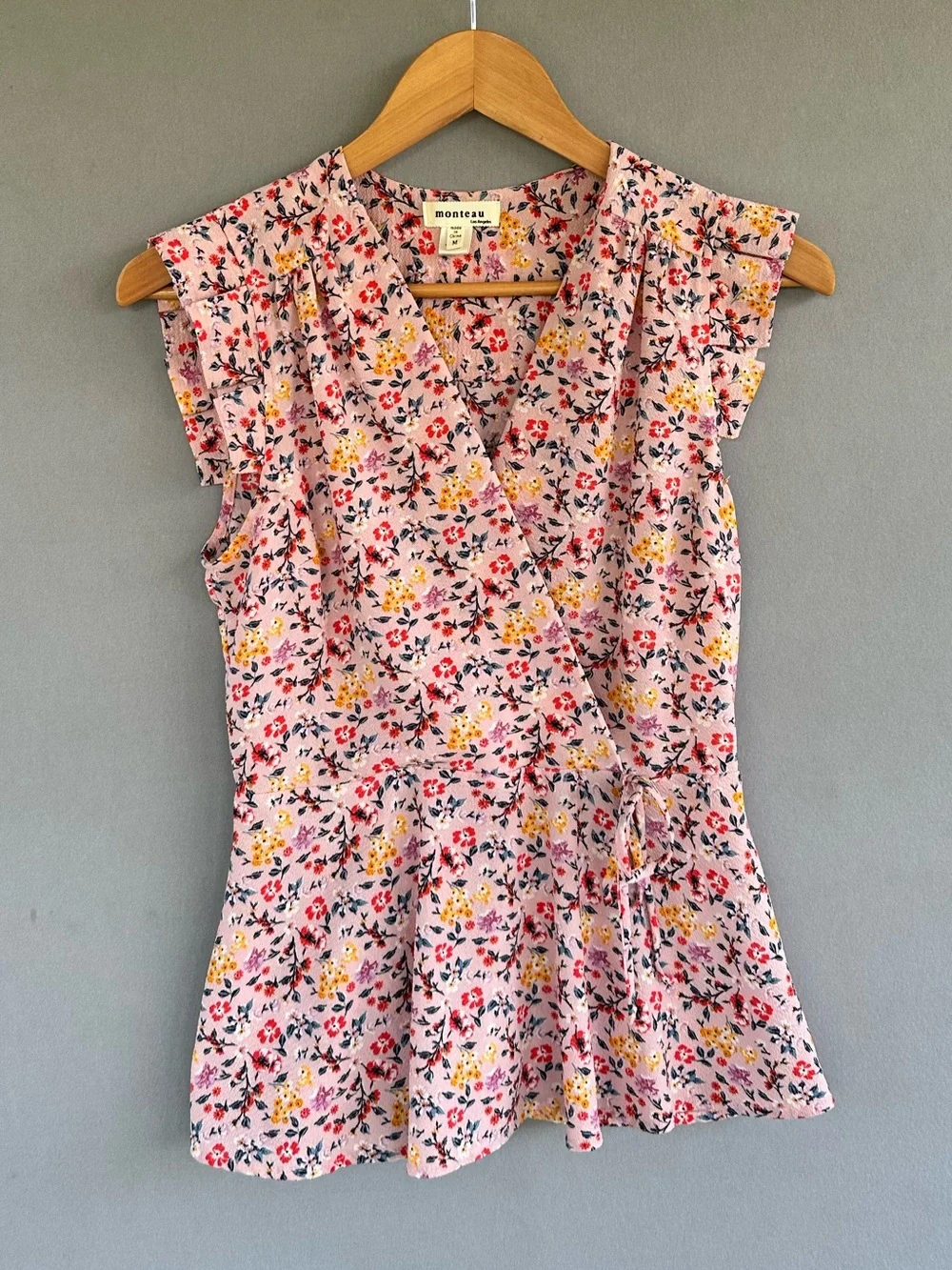 🎉5 for $45🎉 Monetau top blouse shirt size M - Picture 3 of 8